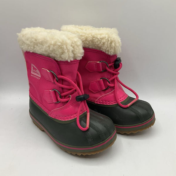 Size 10: Sorel Hot Pink Toggle Winter Boots