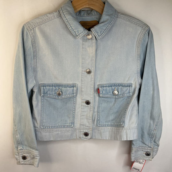 Size 10-12: Levi's Lihgt Blue Button-Up Jean Jacket