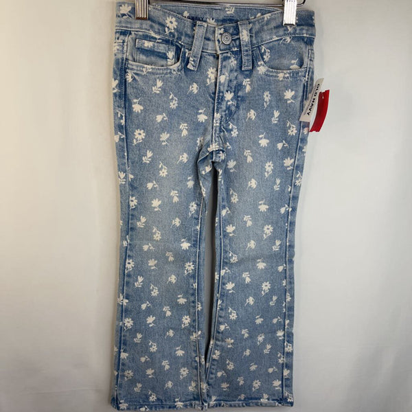 Size 6: Old Navy Light Blue/White Floral Pattern Jeans-NEW W/Tag