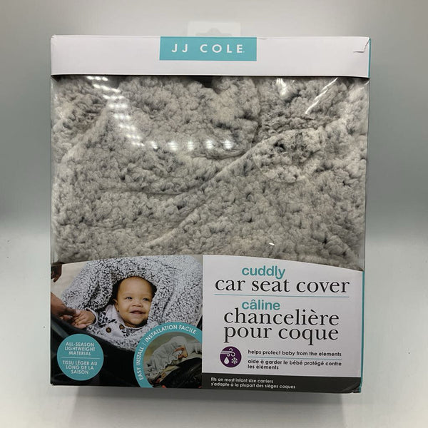 JJ Cole Grey Cuddly Car Seat Cover