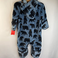 Size 18-24m: Hatley Blue/Black Bear Print Cozy Bunting