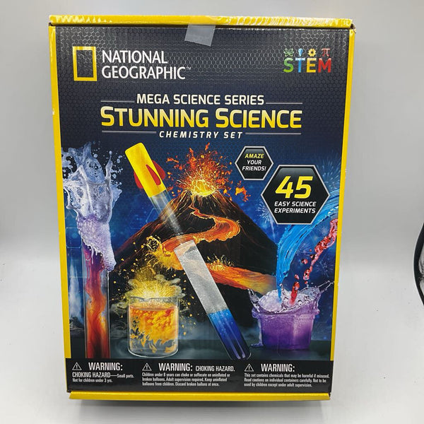 National Geographic Mega Science Series: Stunning Science Chemistry Set