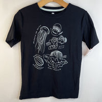 Size 16: Tea Black Grey Jellyfish T-Shirt