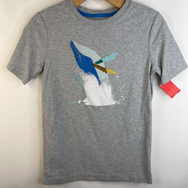 Size 16: Tea Light Grey Blue Humpback Whale T-Shirt