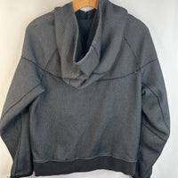 Size 16: Nike Black/Grey Patterned Zip-Up Hoodie