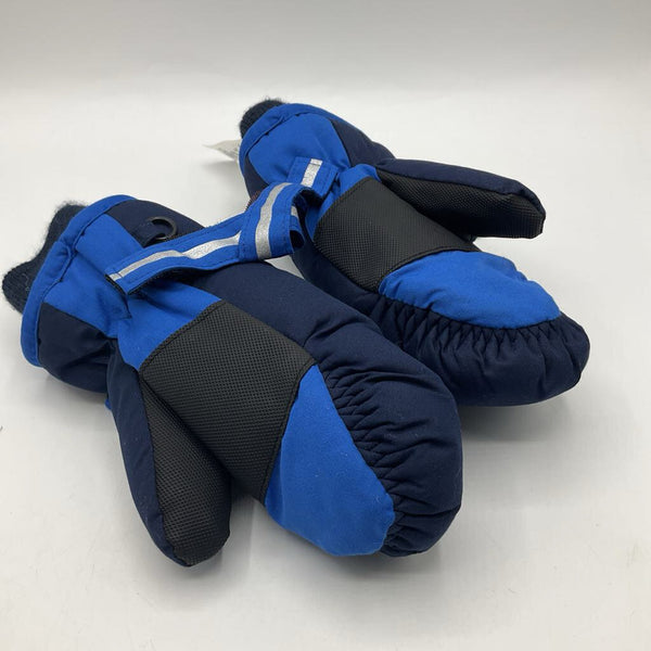 Size 2-4: Carter's 2 Tone Blue Snow Mittens