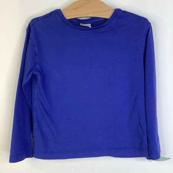 Size 5 (110): Hanna Andersson Blue Long Sleeve Shirt