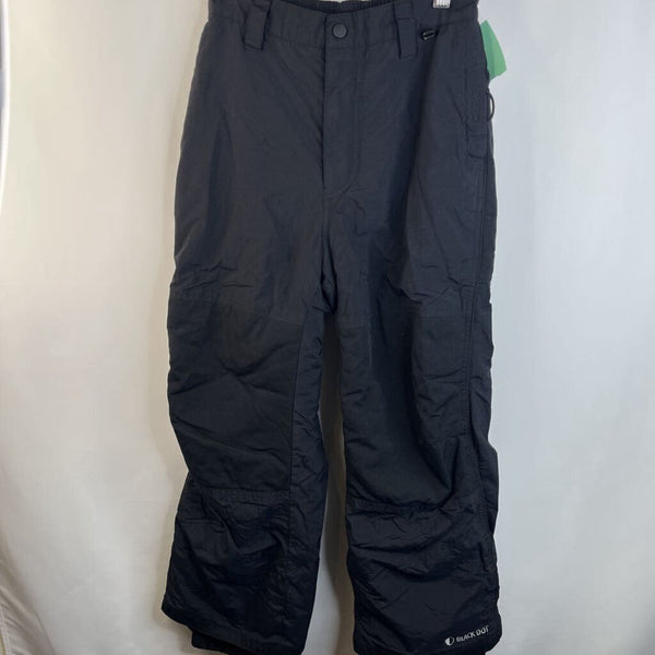 Size 10-12: Black Dot Black Snow Pants