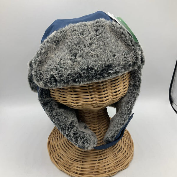 Size XL:Calikids Blue Fuzzy Winter Hat-NEW W/Tag