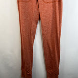 Size 12: Gap Orange Heathered Athletic Leggings