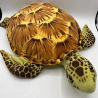 Brown/Green Turtle Plush