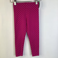 Size 2-3: Mini Boden Pink/White Polka Dots Leggings