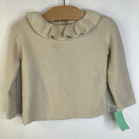 Size 18-24m: Quincy Mae Creme Knitted Sweater