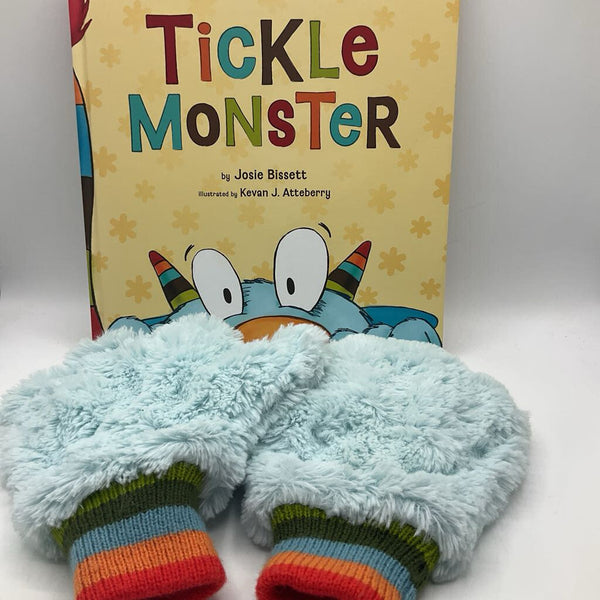 Tickle Monster & Mittens Set (hardcover)