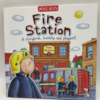 Fire Station: A Storybook, Building & Playmat!