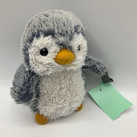 Aurora Grey/White Penguin Plush