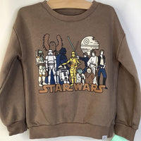 Size 4-5: Star Wars Brown Star Wars Characters Sweatshirt