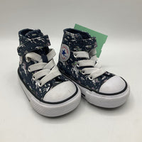 Size 2: Converse Blue w/ Unicorn High Top Shoes