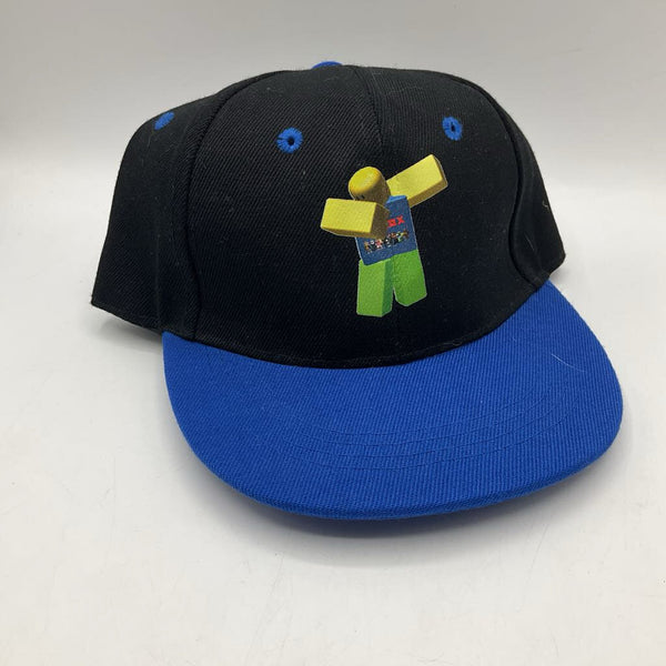 Size OS: Blue/Black Roblox Character "Dabbing" Snap Back Hat