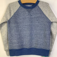 Size 4-5: Crewcuts Blue/Grey Heathered Sweater