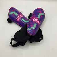 Size M: DSG Pink/Purple Shin Guards