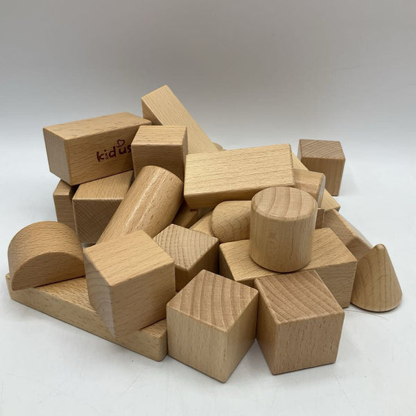 Bag Of Assorted Wooden Blocks