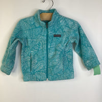 Size 2: Columbia Light Blue Zip-Up Fleece Coat