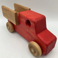 Wooden Red Truck