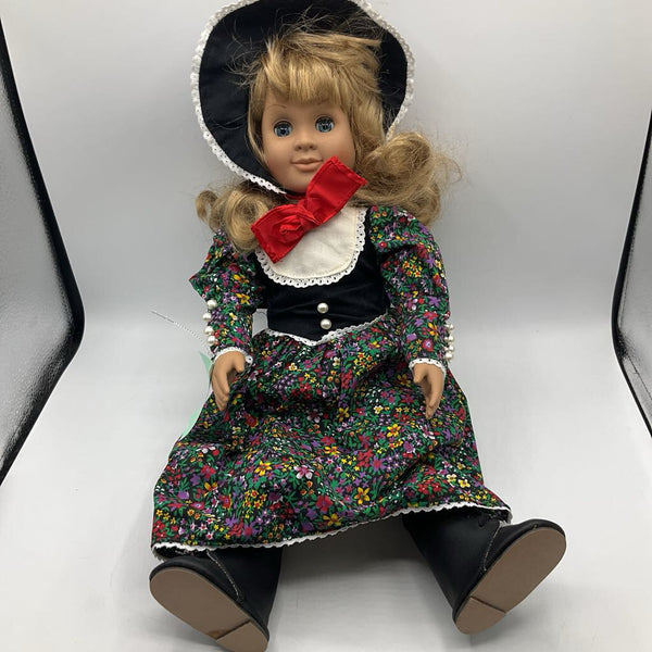 18" Doll W/Floral Dress