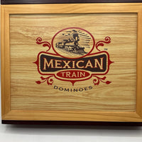 Front Porch Classics Mexican Train Dominoes In Wooden Case