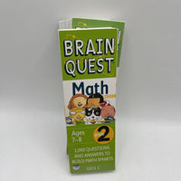 Brain Quest Math: Grade 2 Age 7-8 Deck 1 & 2