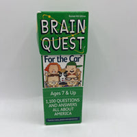 Brain Quest For The Car - All About America: Age 7+ Deck