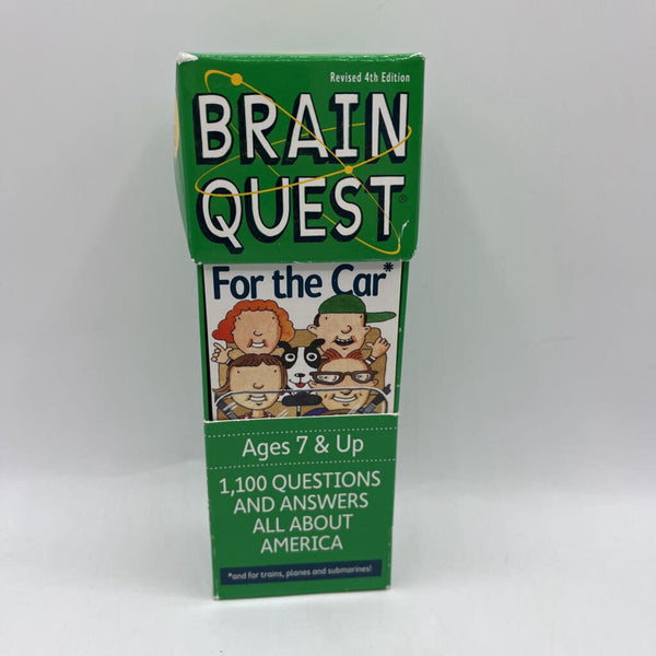 Brain Quest For The Car - All About America: Age 7+ Deck