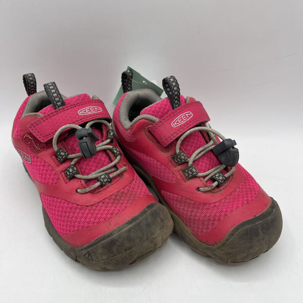 Size 10: Keen Pink Toggle/Velcro Strap Hiking Shoes