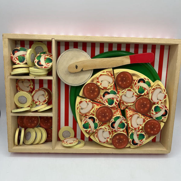 Melissa & Doug Wooden Pizza Party Set