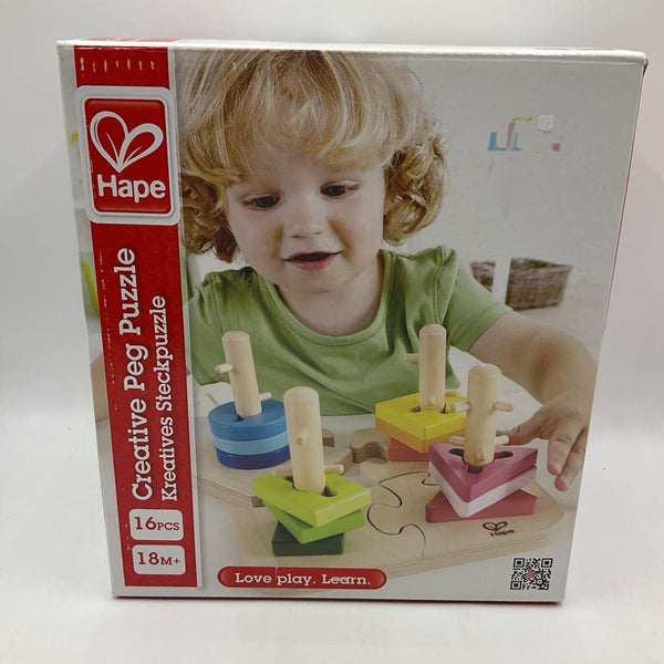 Hape Creative Wooden Peg Puzzle