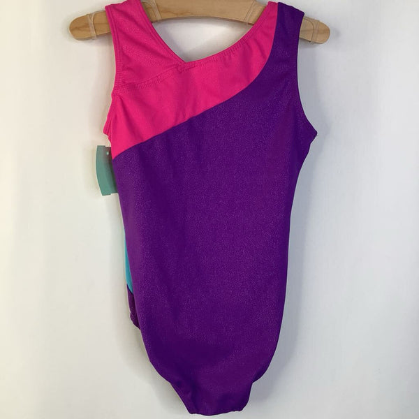 Size 6: Danskin Freestyle Pink/Purple Tank Leotard