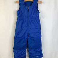 Size 2: Columbia Blue Snow Bib