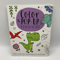 Color & Pop-Up Dinosaurs (paperback)