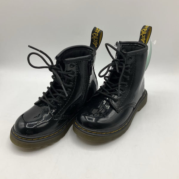 Size 9: Doc Martens Black Zip-Up Lace-Up Boots