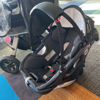 Orbit Baby Black Stroll & Sleep G5 Bassinet & Stroller Travel System W/Rain Shield (retails $1,359)