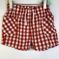 Size 18m: Miles The Label Red/White Checkered Shorts