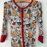 Size 18-24m: Little Sleepies Grey/Holiday Cookies & Hot Coco Print 1pc PJs