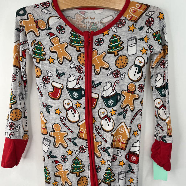 Size 18-24m: Little Sleepies Grey/Holiday Cookies & Hot Coco Print 1pc PJs