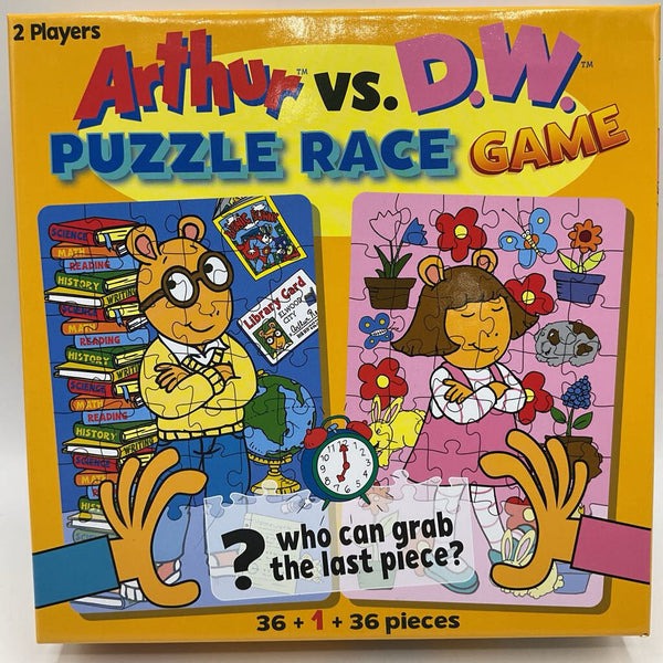 Arthur Vs. D.W. Puzzle Race Game Set