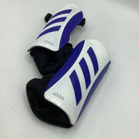 Size S: Adidas Blue/White Shin Guards