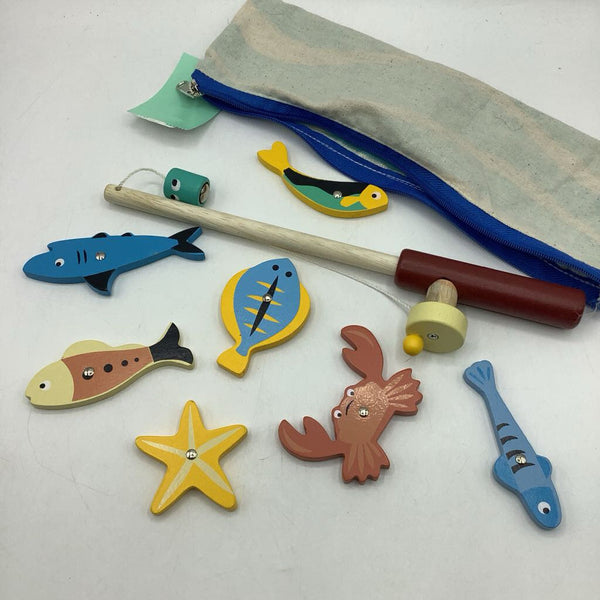 Magnetic Wooden Fishing Game