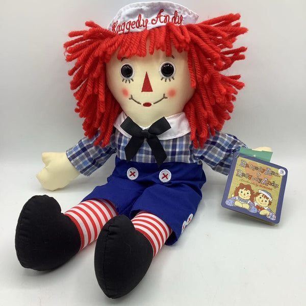 Raggedy Andy Doll - New w/ Tag