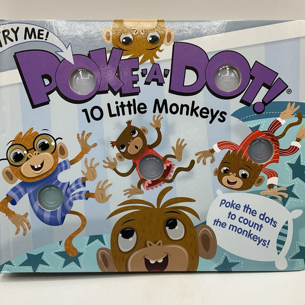 Polk-a-dot 10 Little Monkeys (Boardbook)