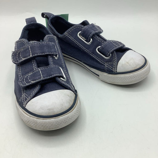 Size 9: Converse Blue Velcro-Strap Sneakers